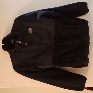 North Face Soft Shell Black Jacket. SIize youth Large